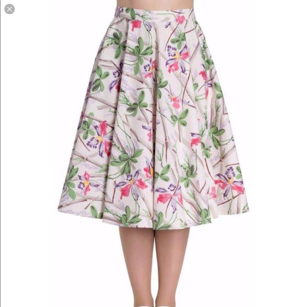 🌺Retro unique Vintage tiki Pinup Girl Skirt🌺